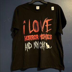 NWT Horror Cat Tee